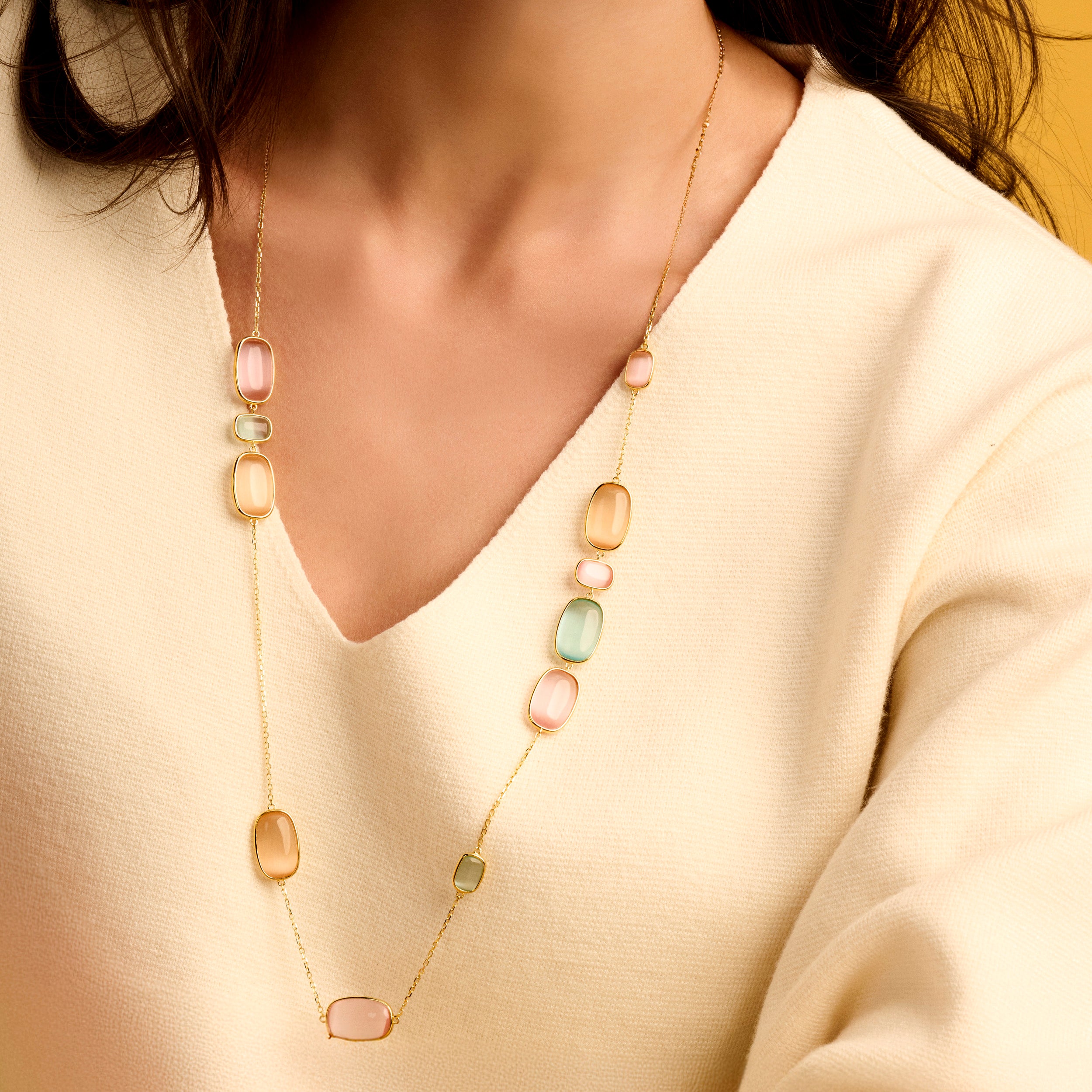 Collier en argent sterling 925 pour femme – Blush Essence