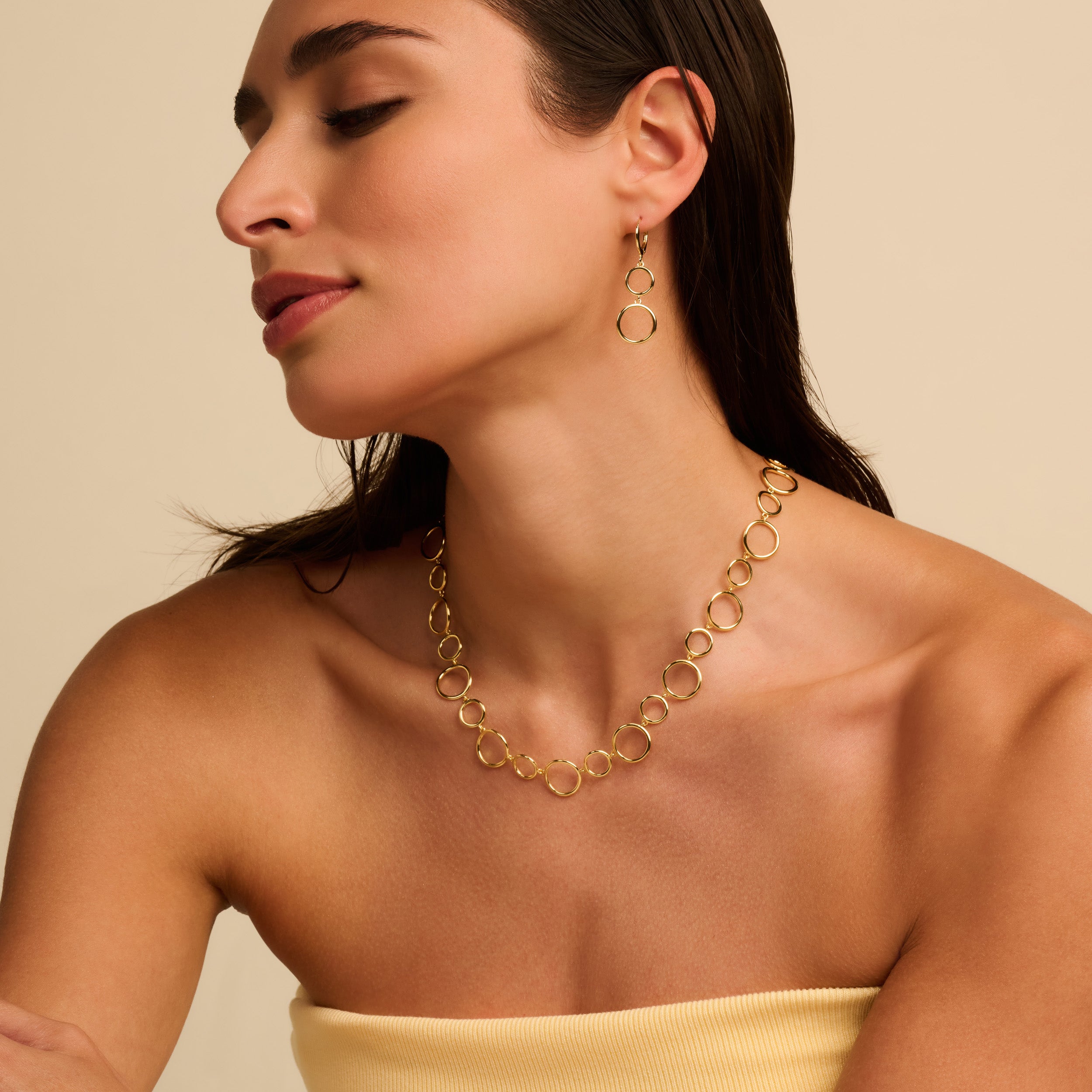 925 Sterling Zilveren Oorbellen voor Dames – Circle Harmony