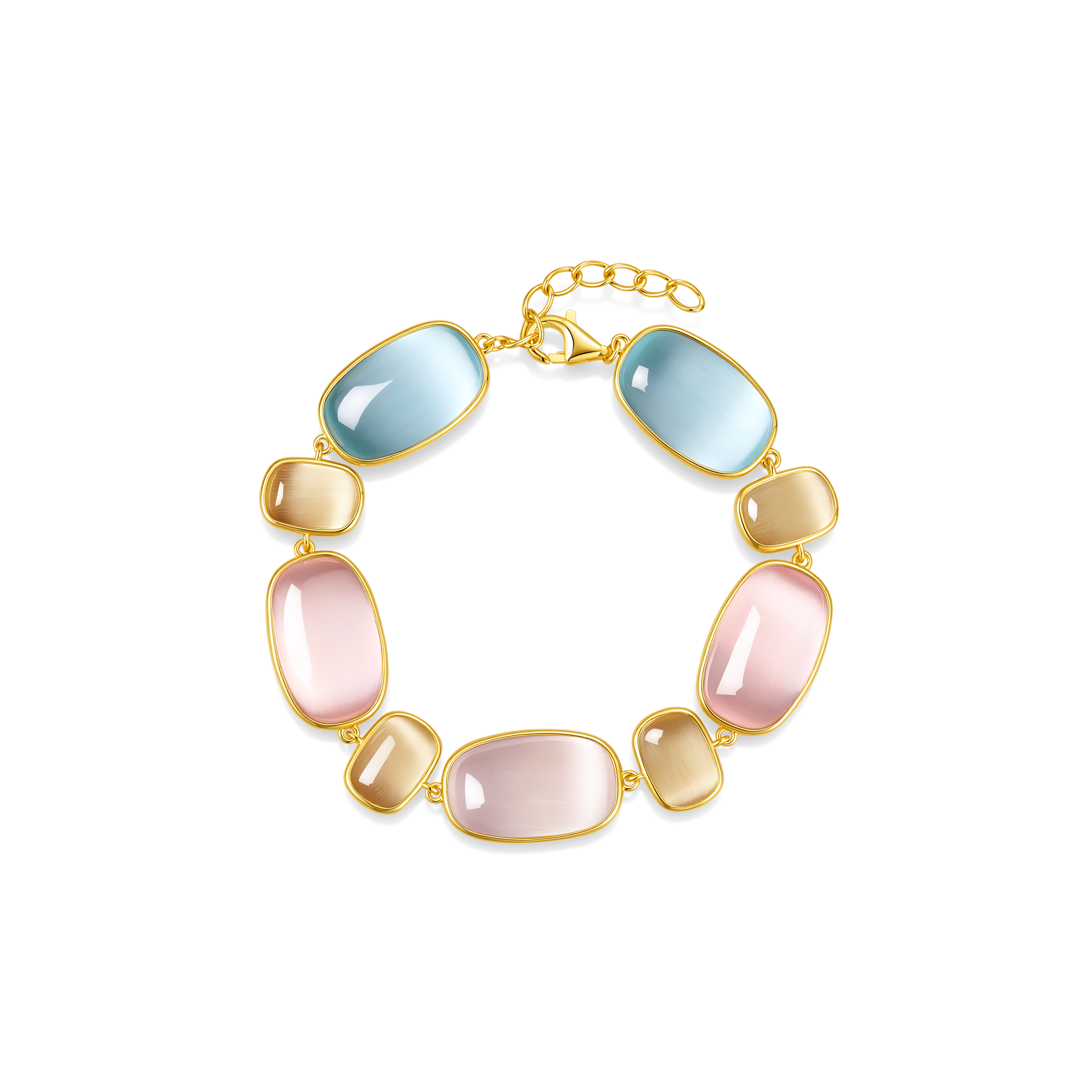 Bracelet en argent sterling 925 pour femme – Collection Blush Essence