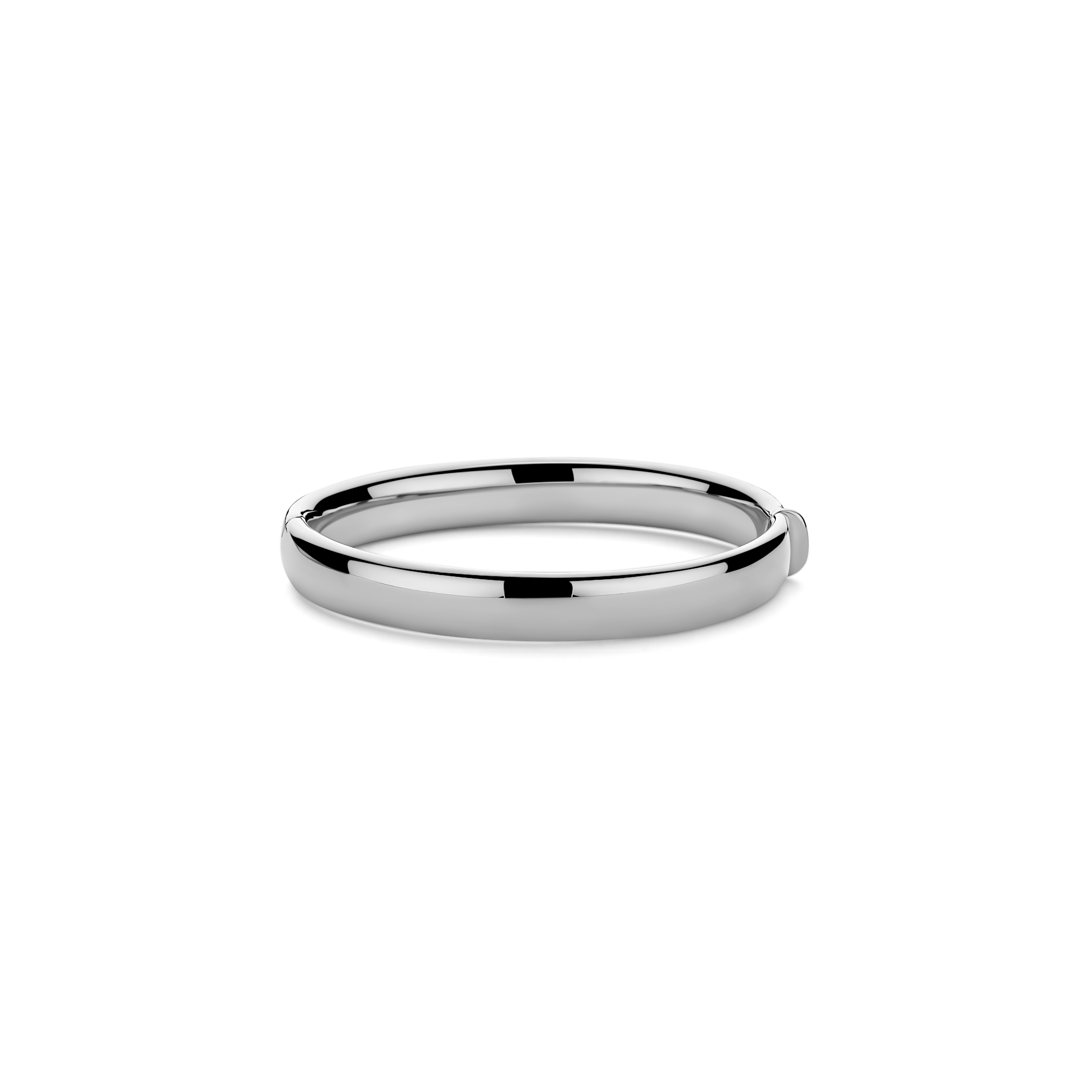 Bracelet jonc tube rond 8MM en argent sterling 925 pour femmes – Eternals