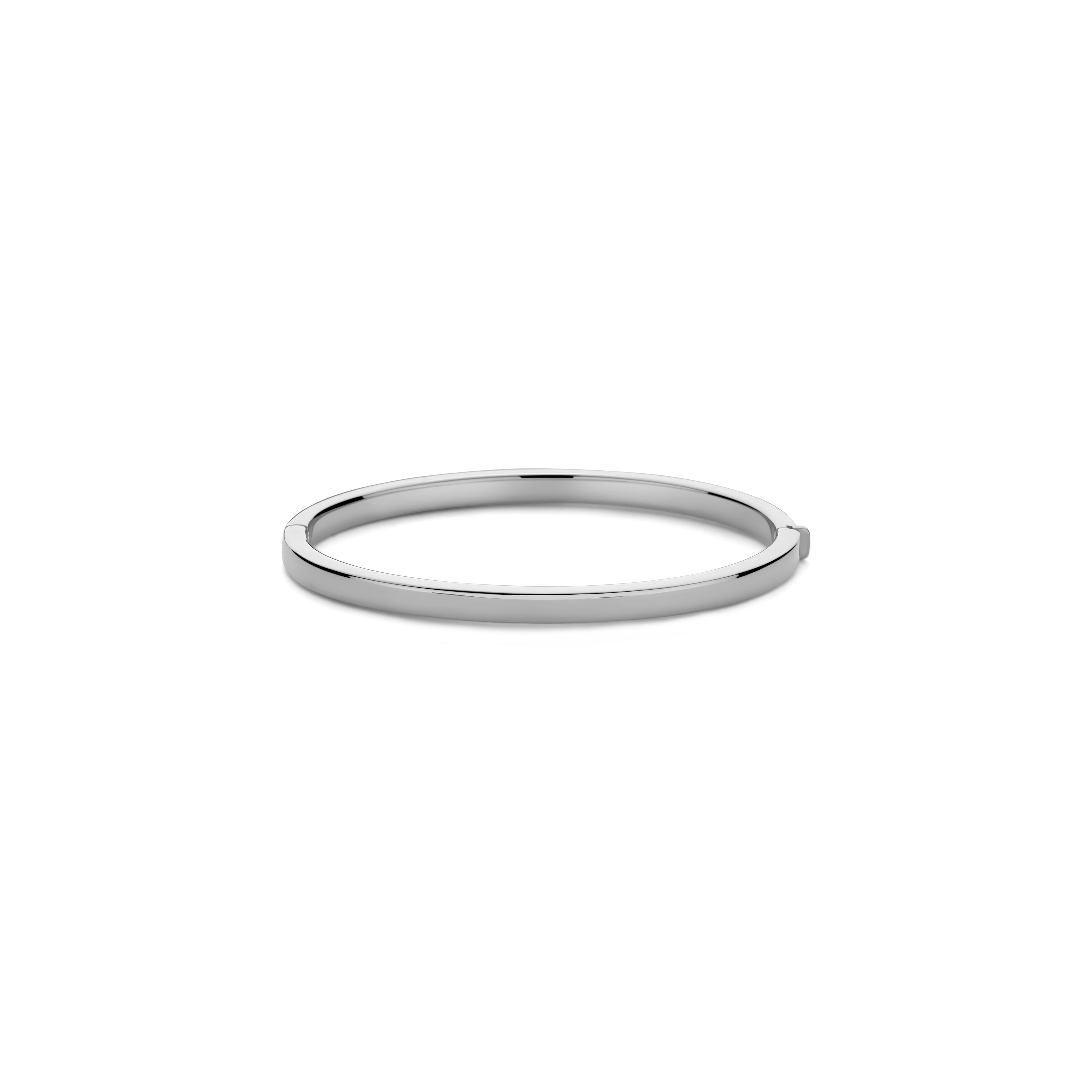 Jonc rond plat 4MM en argent sterling 925 pour femmes – Eternals