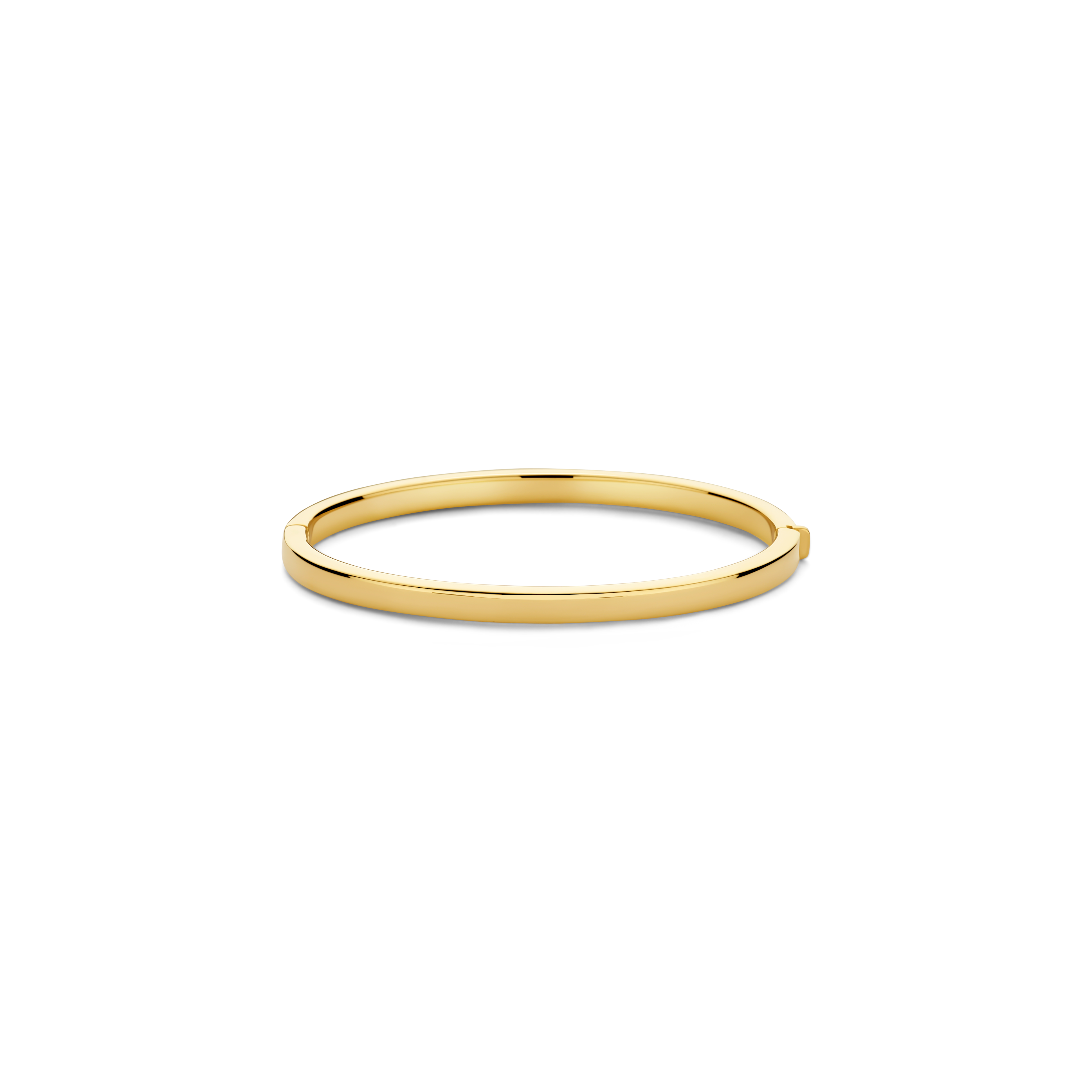 Jonc rond plat 4MM en argent sterling 925 pour femmes – Eternals