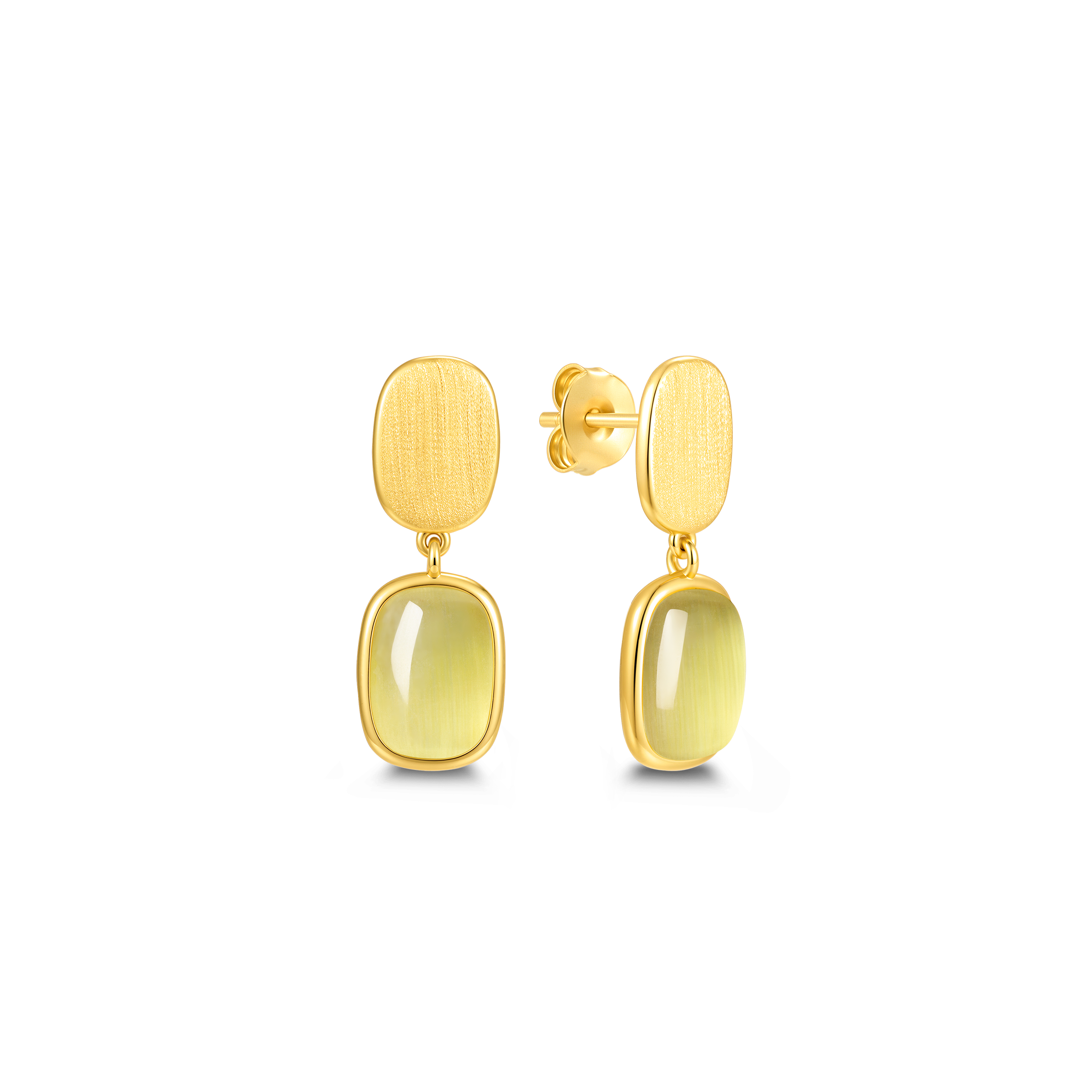 Boucles d'oreilles en argent sterling 925 pour femme – Blush Essence Petite