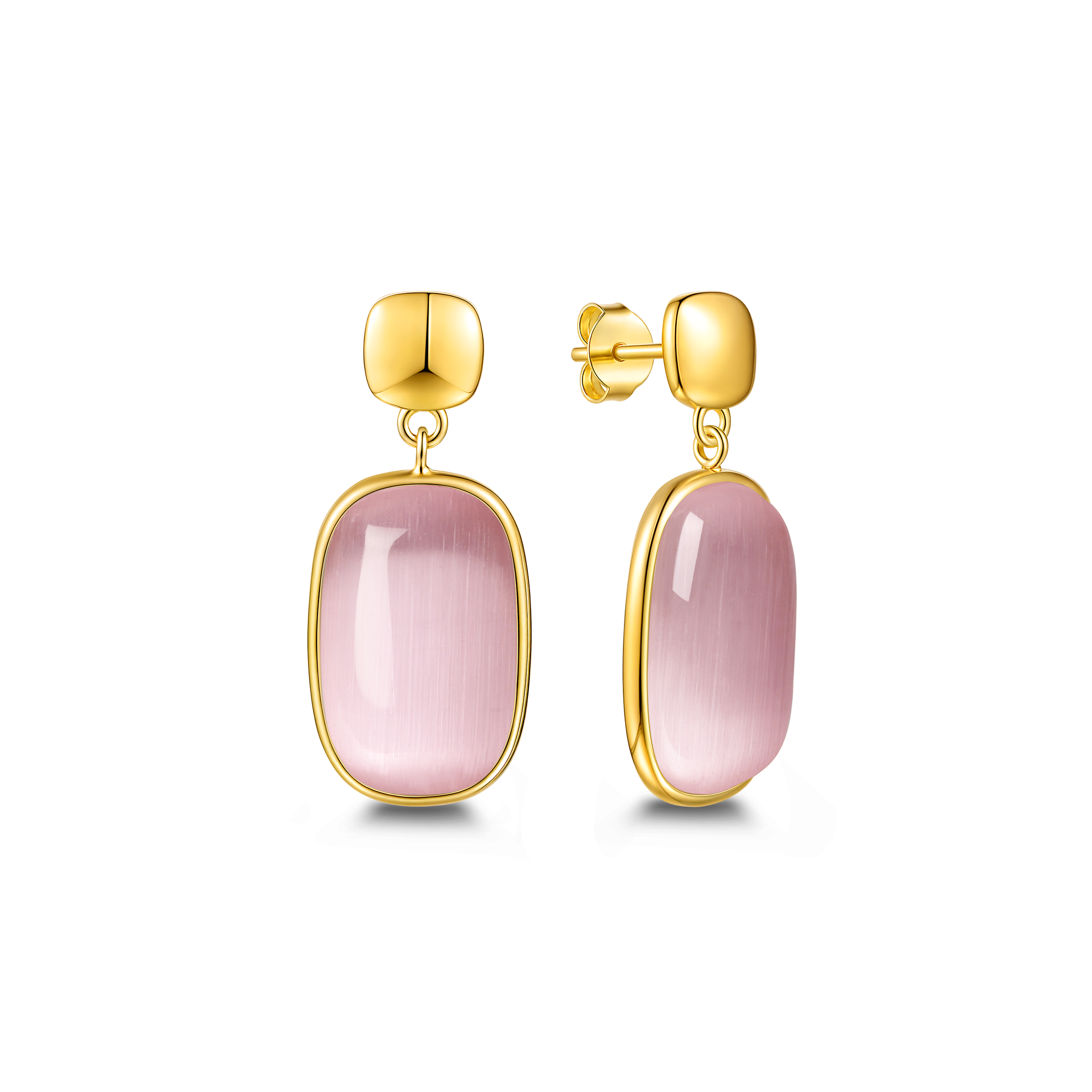 Boucles d'oreilles en argent sterling 925 pour femme – Collection Blush Essence