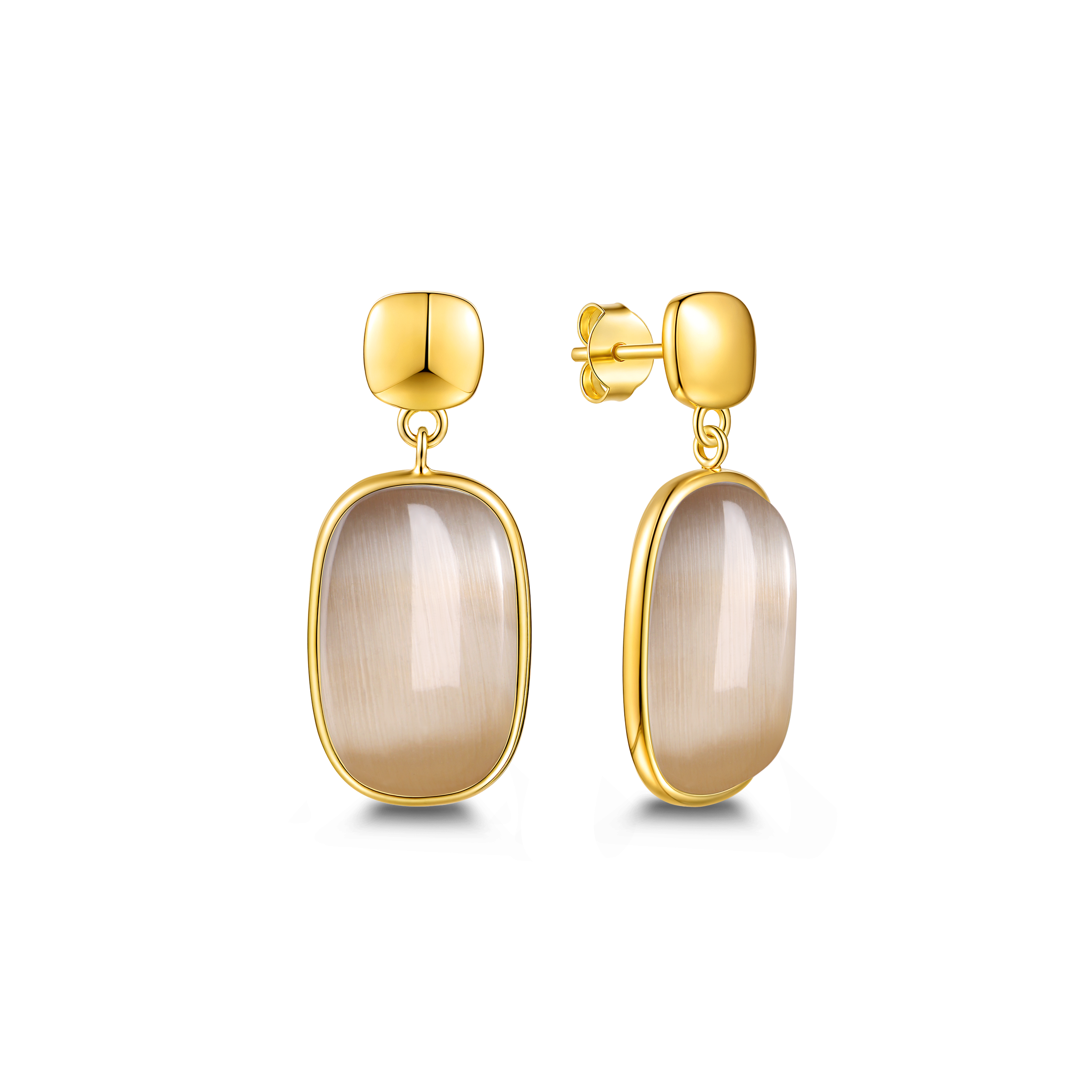 925 Sterling Zilveren Oorbellen voor Dames – Blush Essence statement