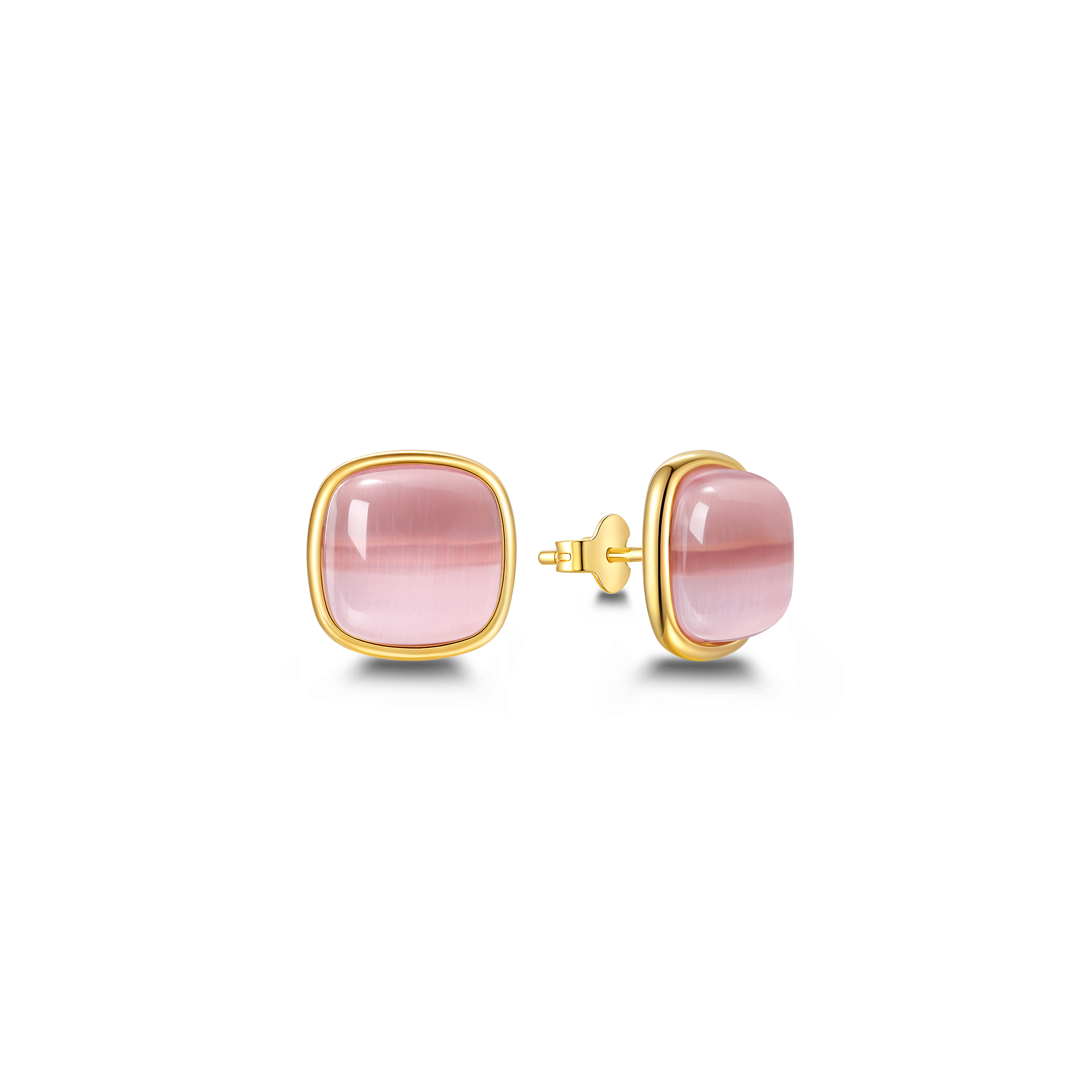 925 Sterling Zilveren Oorbellen voor Dames – Soft Blush