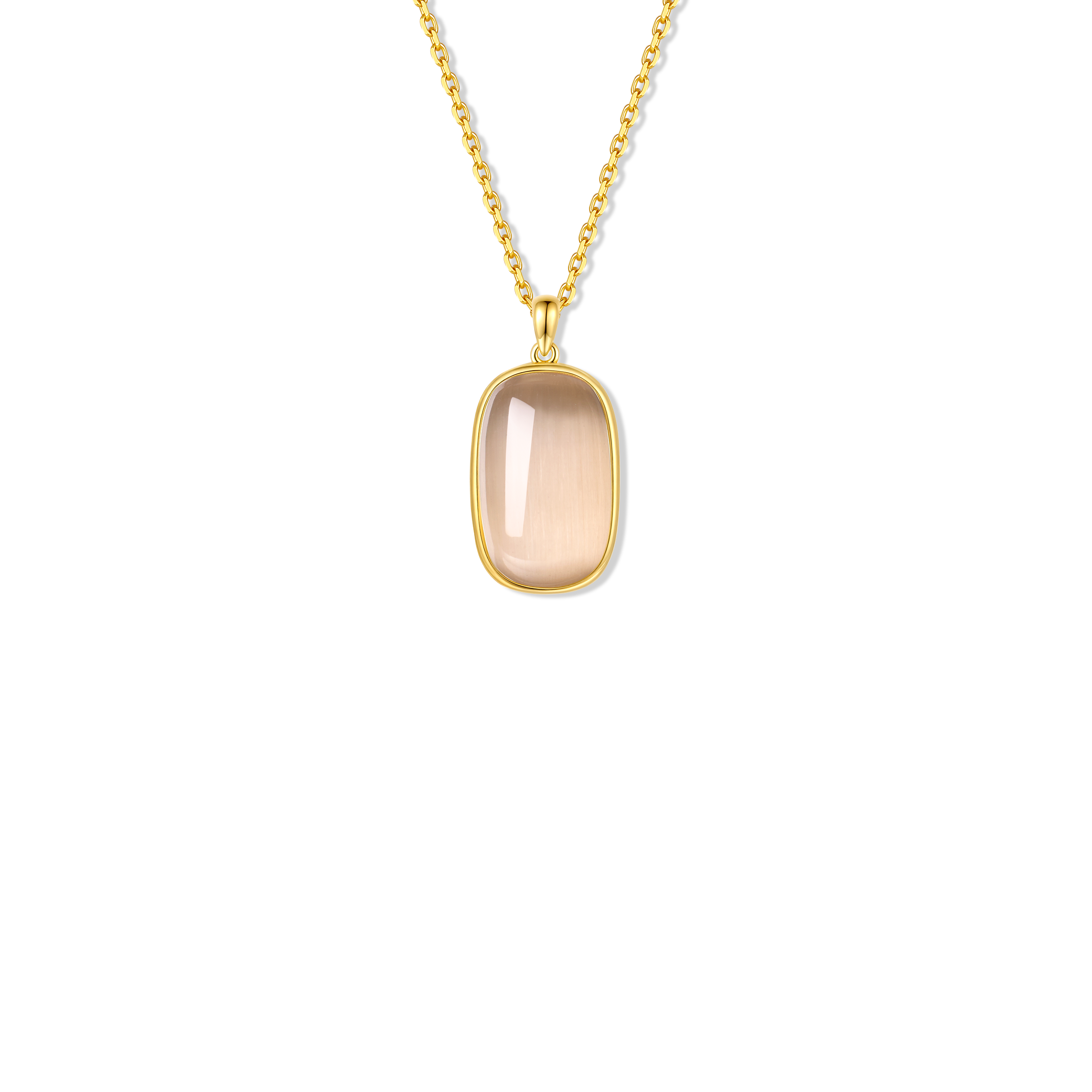 Collier en argent sterling 925 pour femme – Blush Essence Statement