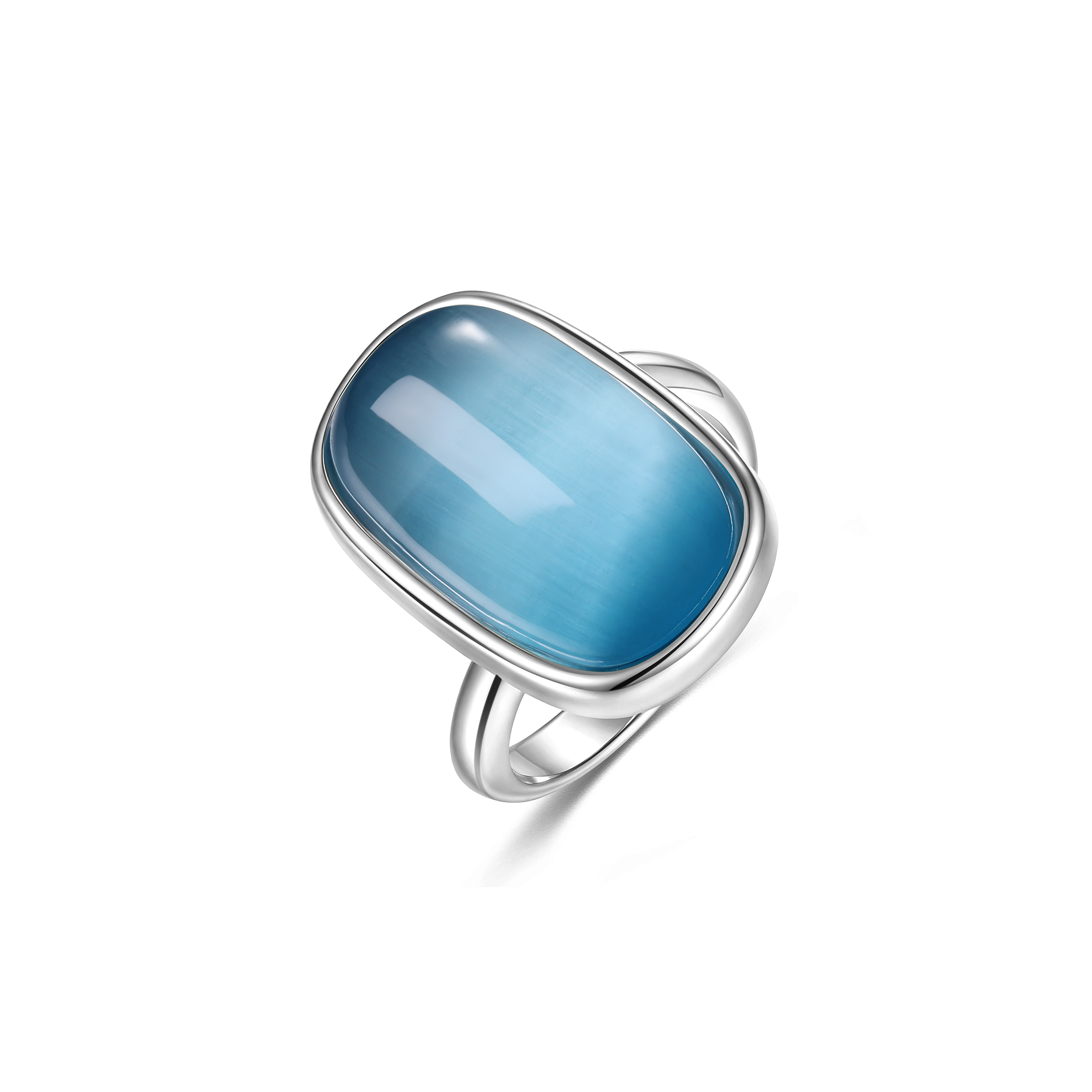 925 Sterling Silver Ring for Women – Blush Essence statement
