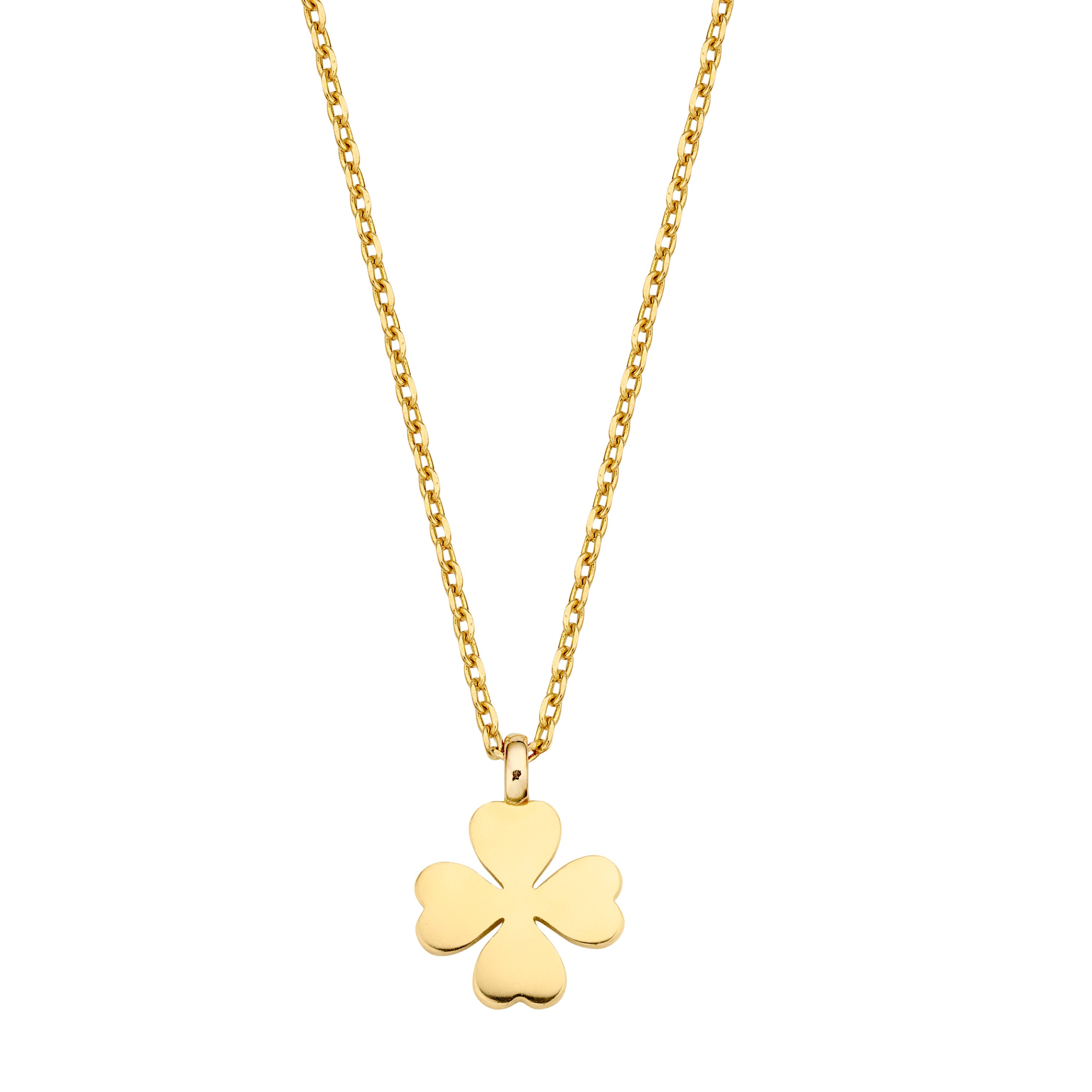 14K gouden cent ketting