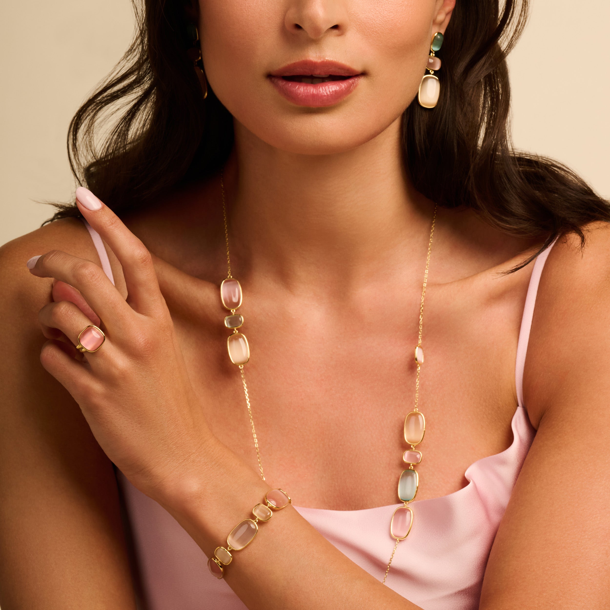 925 Sterling Zilveren Armband voor Dames – Blush Essence statement