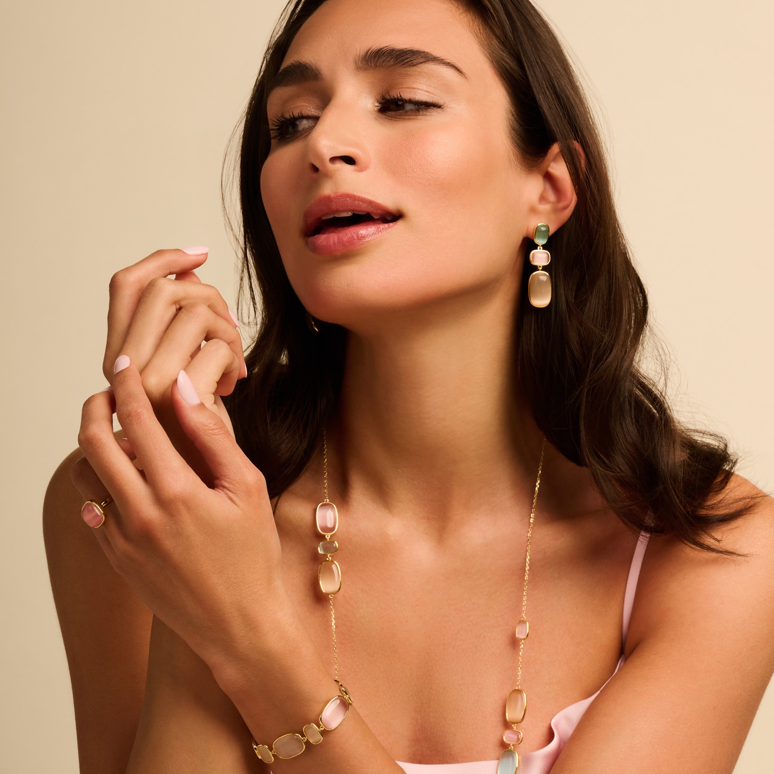925 Sterling Zilveren Oorbellen voor Dames – Blush Essence statement