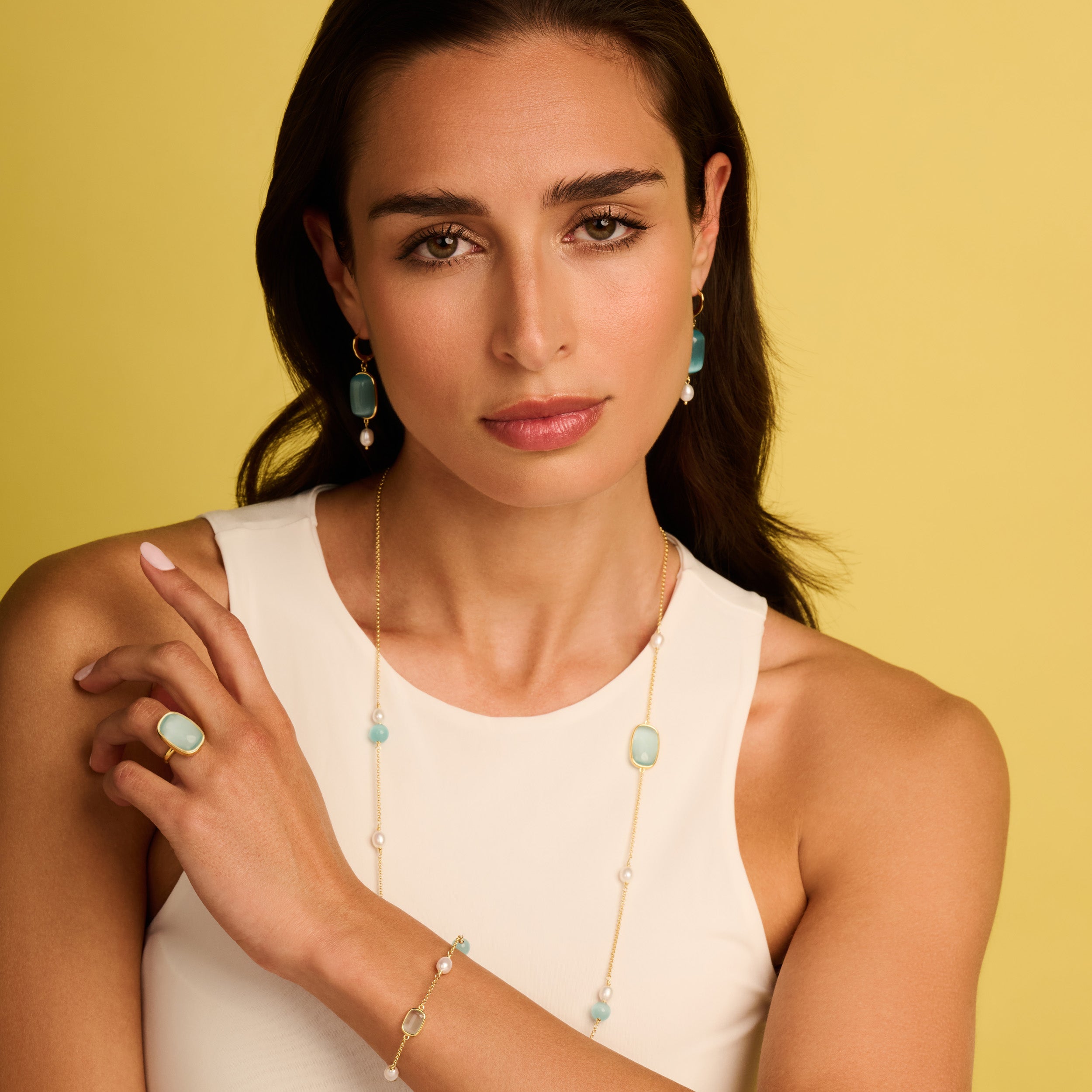925 Sterling Zilveren Ketting voor Dames – Pastel Pearl
