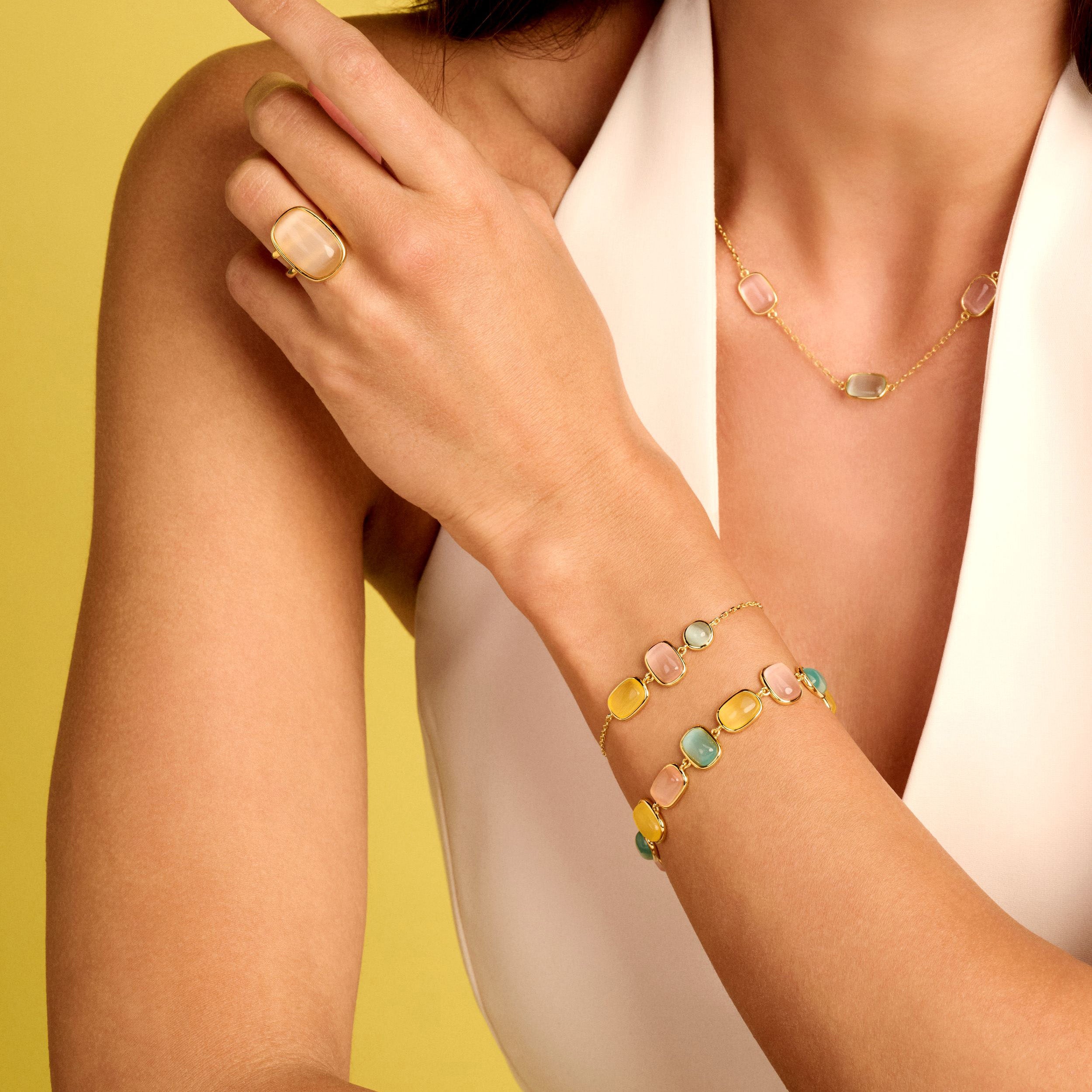 925 Sterling Zilveren Ketting voor Dames – Blush Essence statement