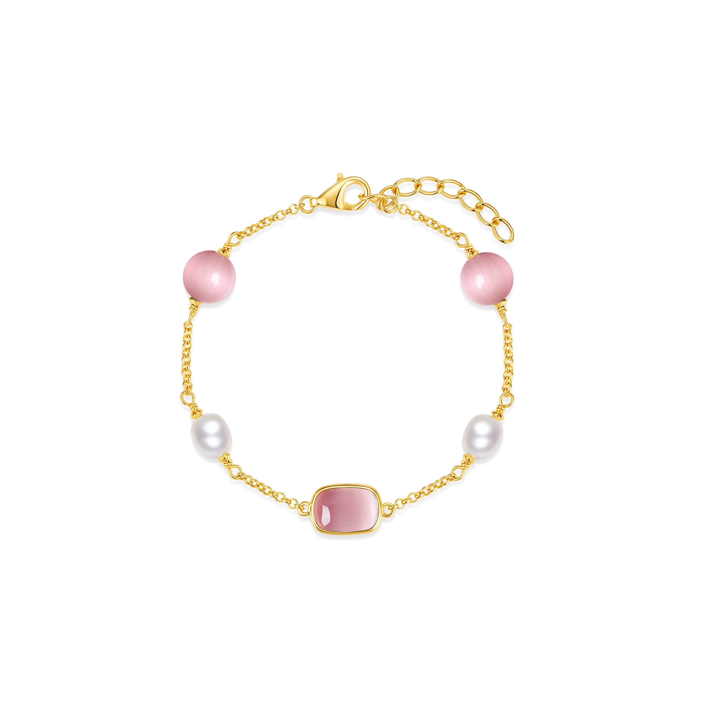 925 Sterling Zilveren Armband voor Dames – Pastel Pearl