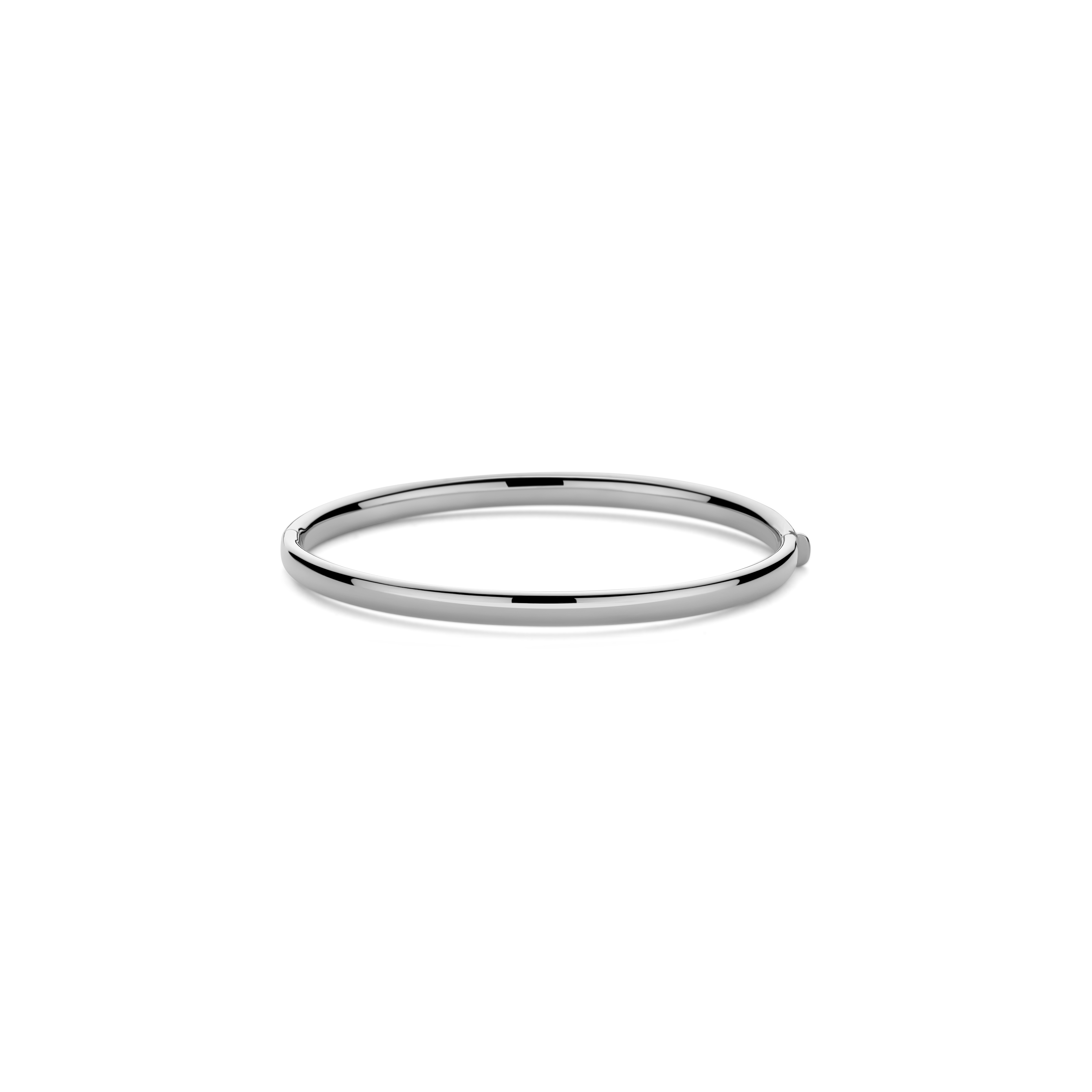 Bracelet Jonc Rond Tube de 4MM en Argent Sterling 925 pour Femme – Eternals