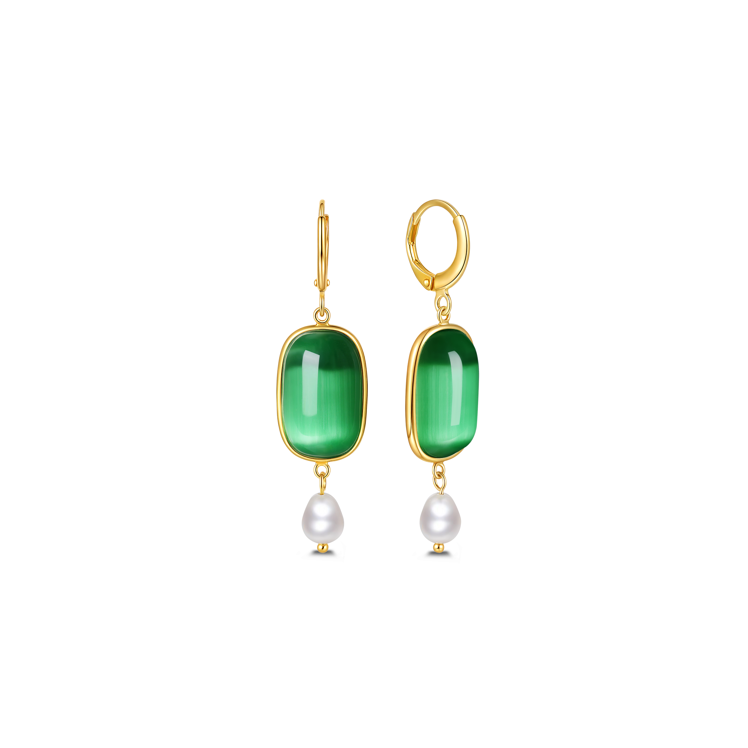 925 Sterling Zilveren Oorbellen voor Dames – Pastel Parel