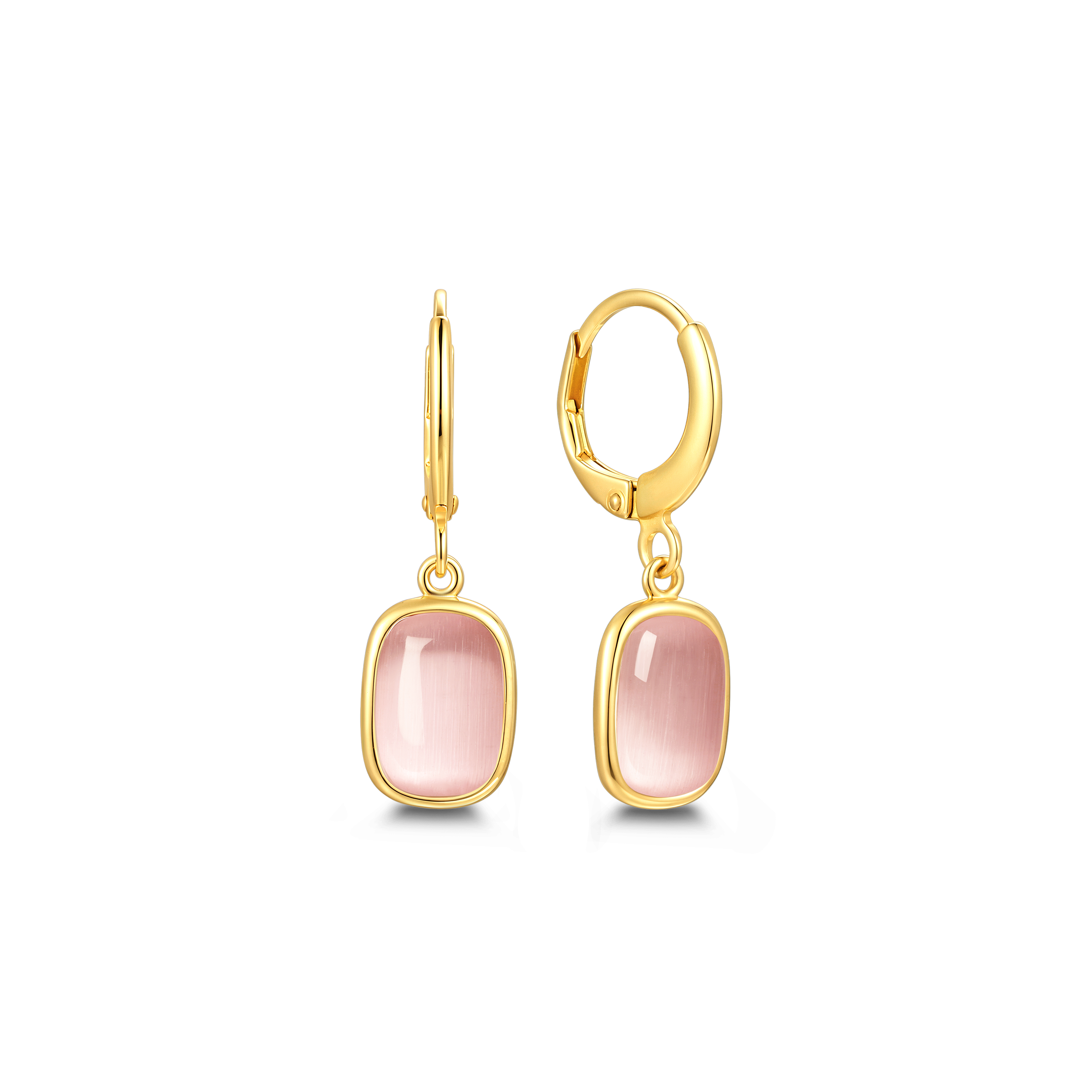 Boucles d'oreilles en argent sterling 925 pour femme – Blush Essence Petite