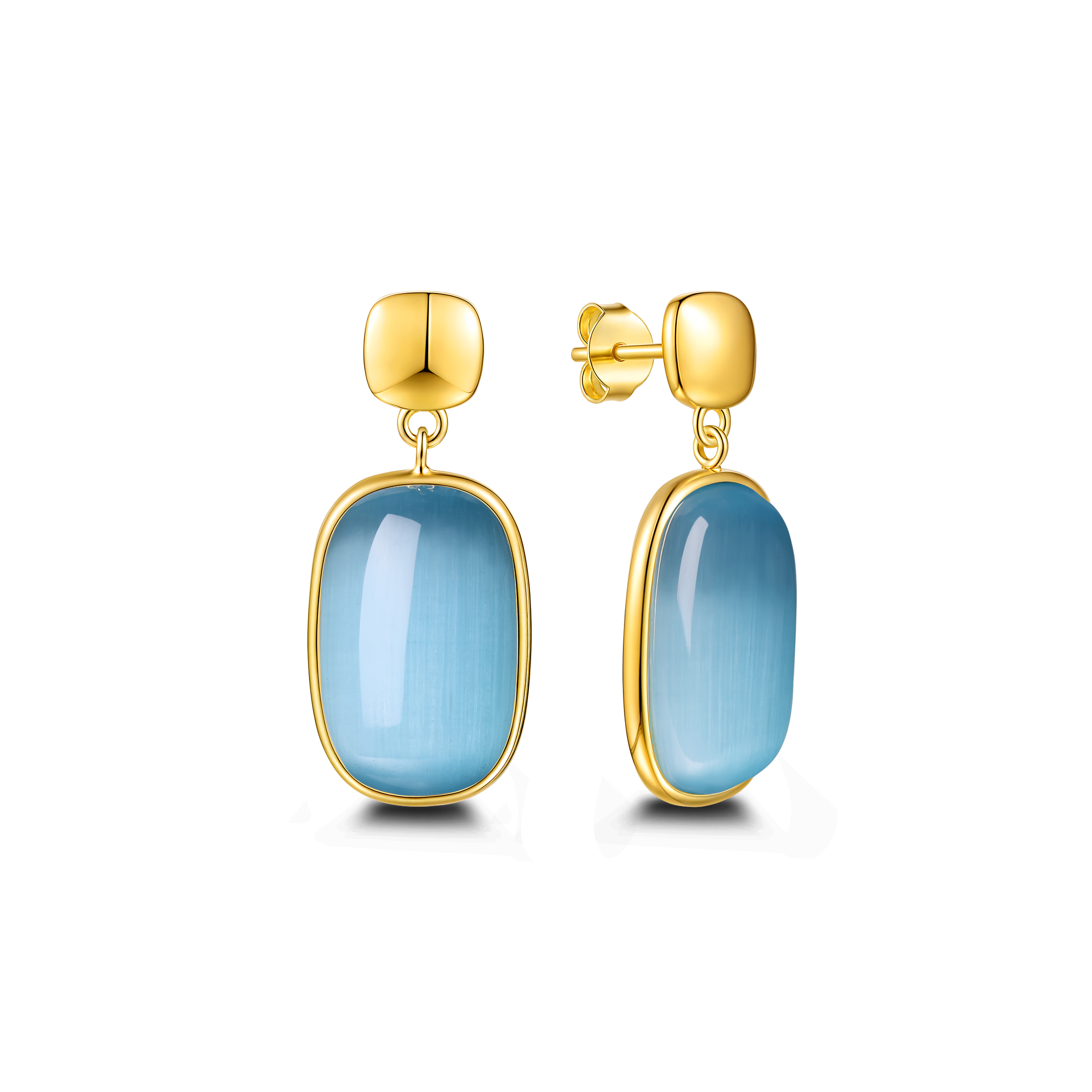 925 Sterling Zilveren Oorbellen voor Dames – Blush Essence statement