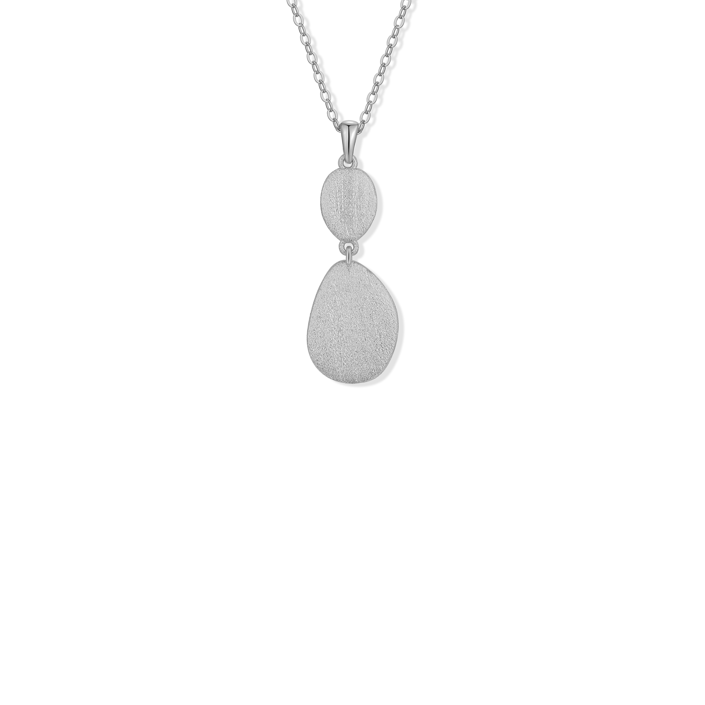 Collier en argent sterling 925 pour femme – Flux organique