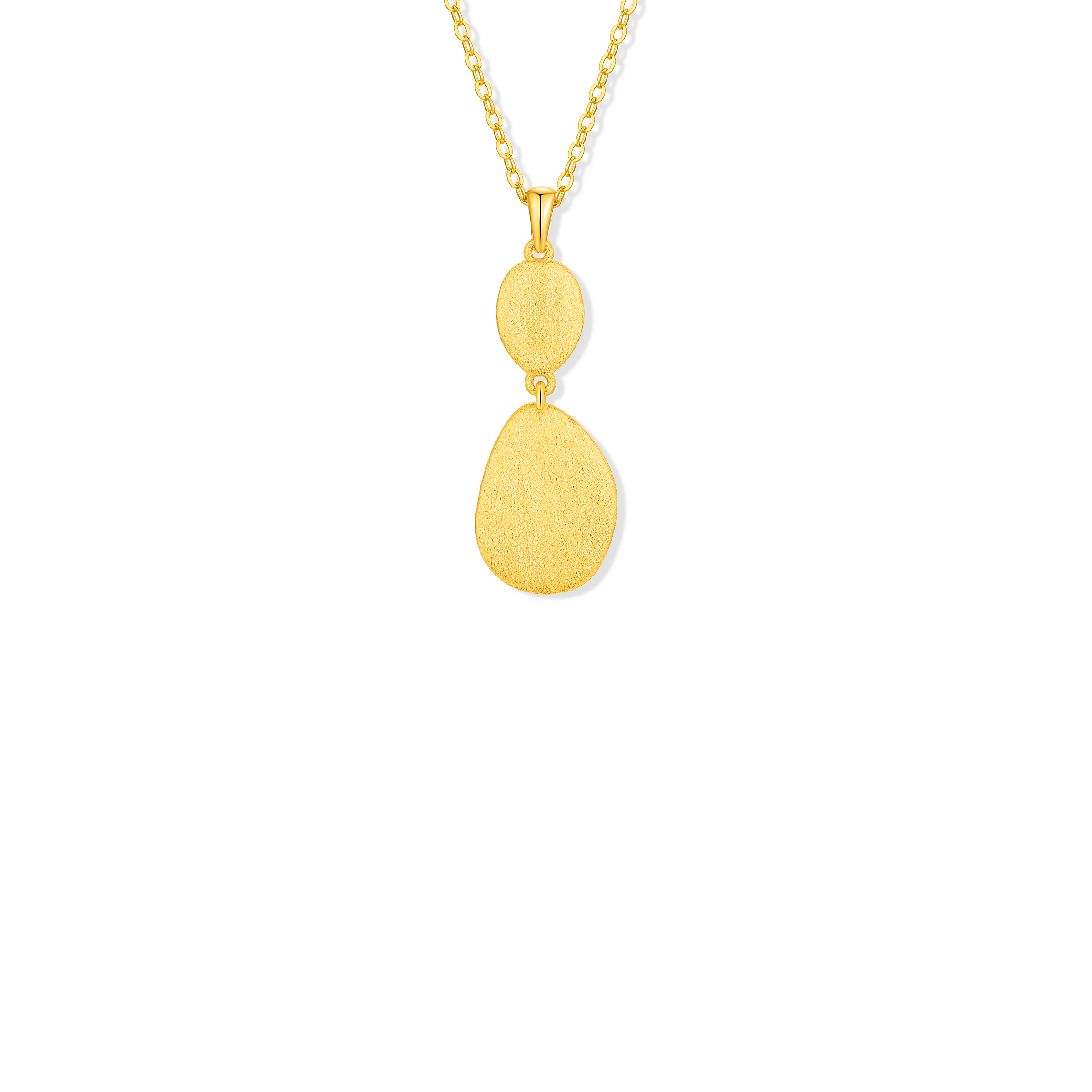 Collier en argent sterling 925 pour femme – Flux organique